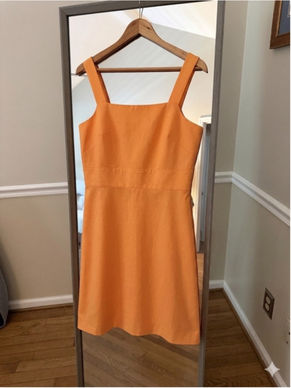 Women's Ann Taylor Orange Mini Dress Size 10 - Picture 1 of 3